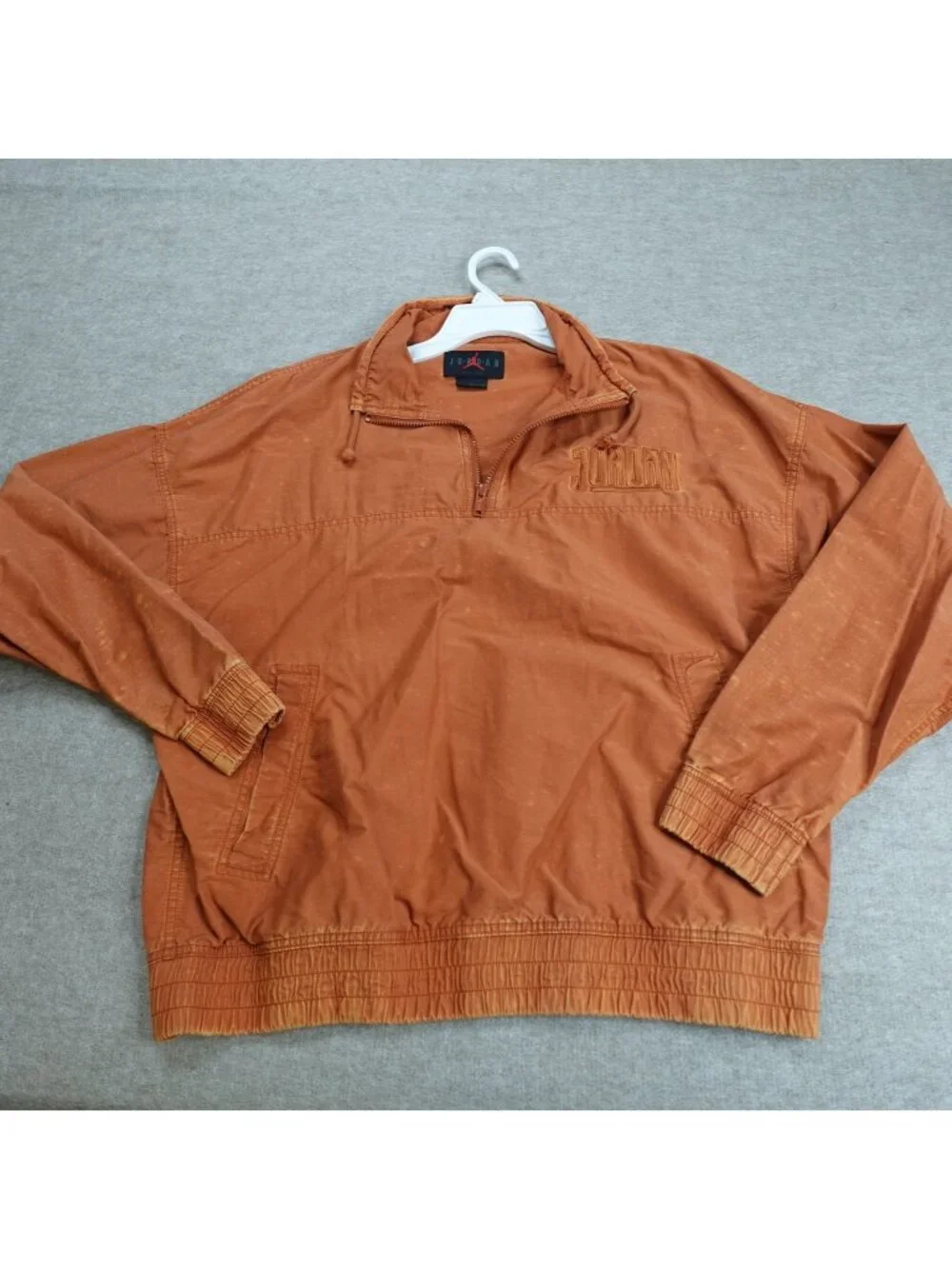 Jordan Mens Jacket Medium Orange 1/4 Zip DNA Da7165-220